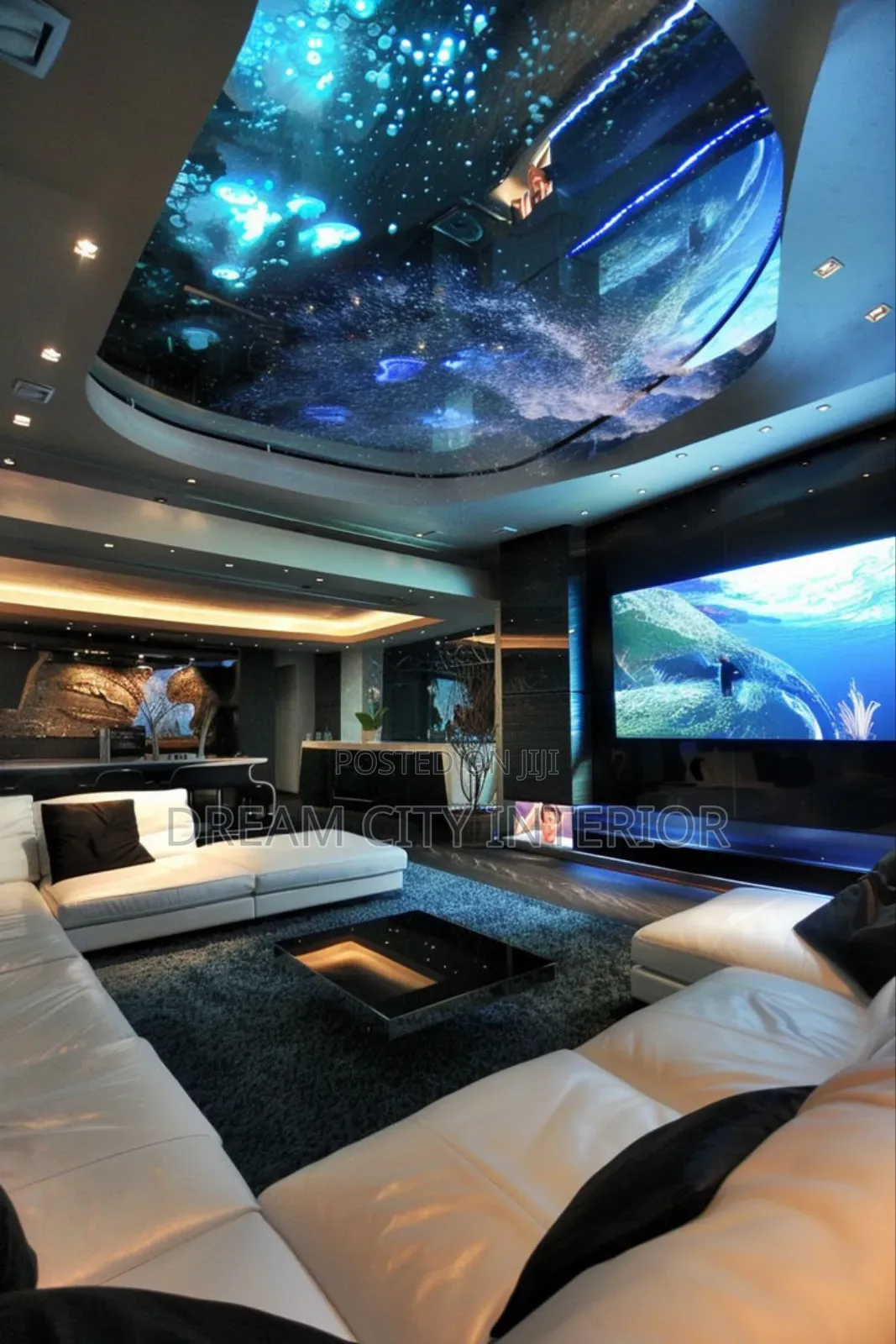 Glossy Stretch Ceiling Design