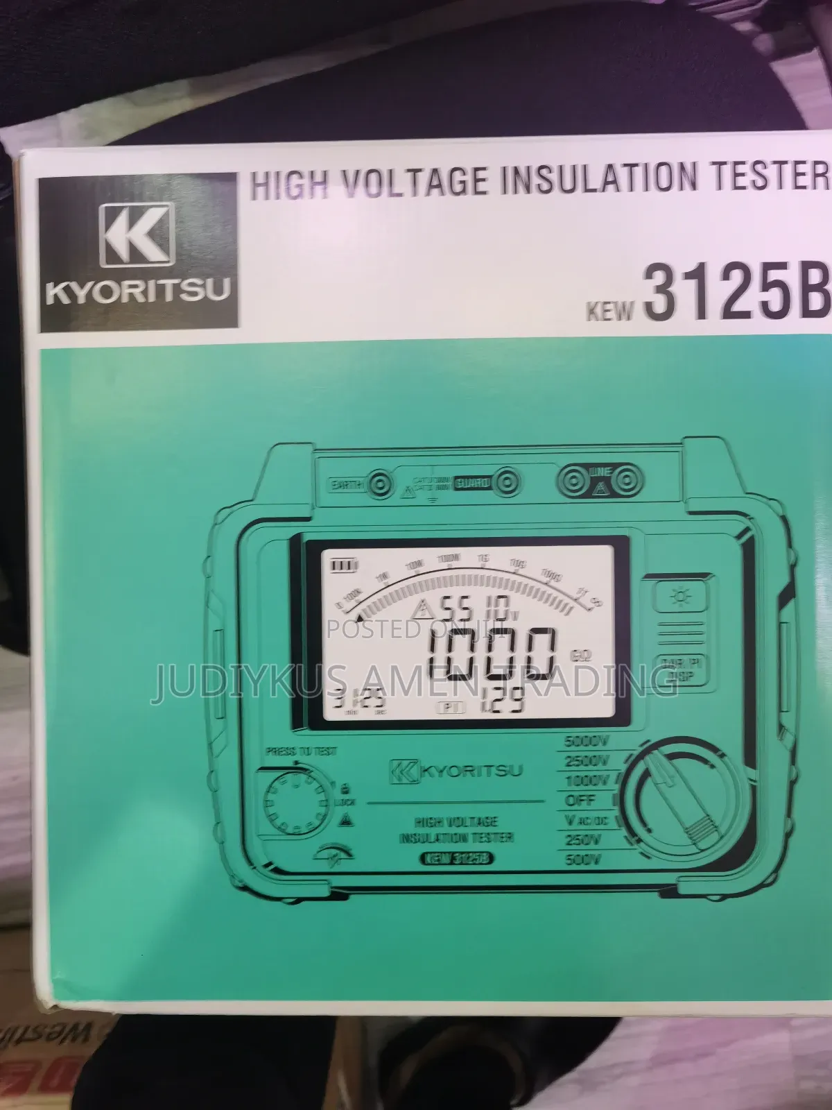 Kyoritsu 5kva High Voltage Insulation Tester