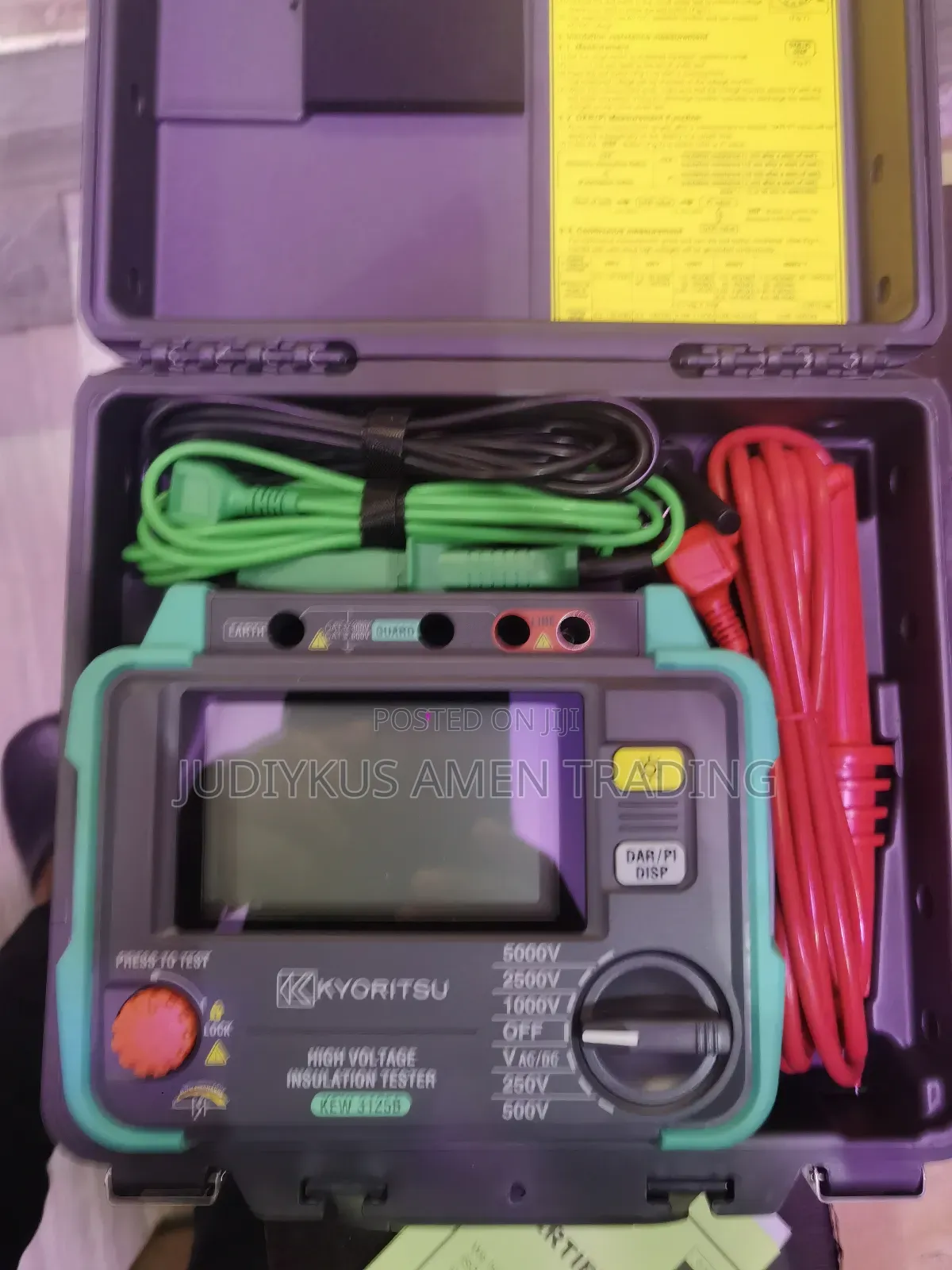 Kyoritsu 5kva High Voltage Insulation Tester
