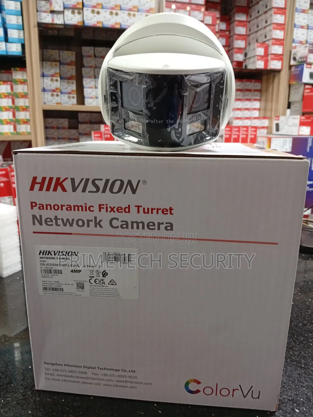 Security Hikvision Colorvu Panoramic Fixed Turret Camera