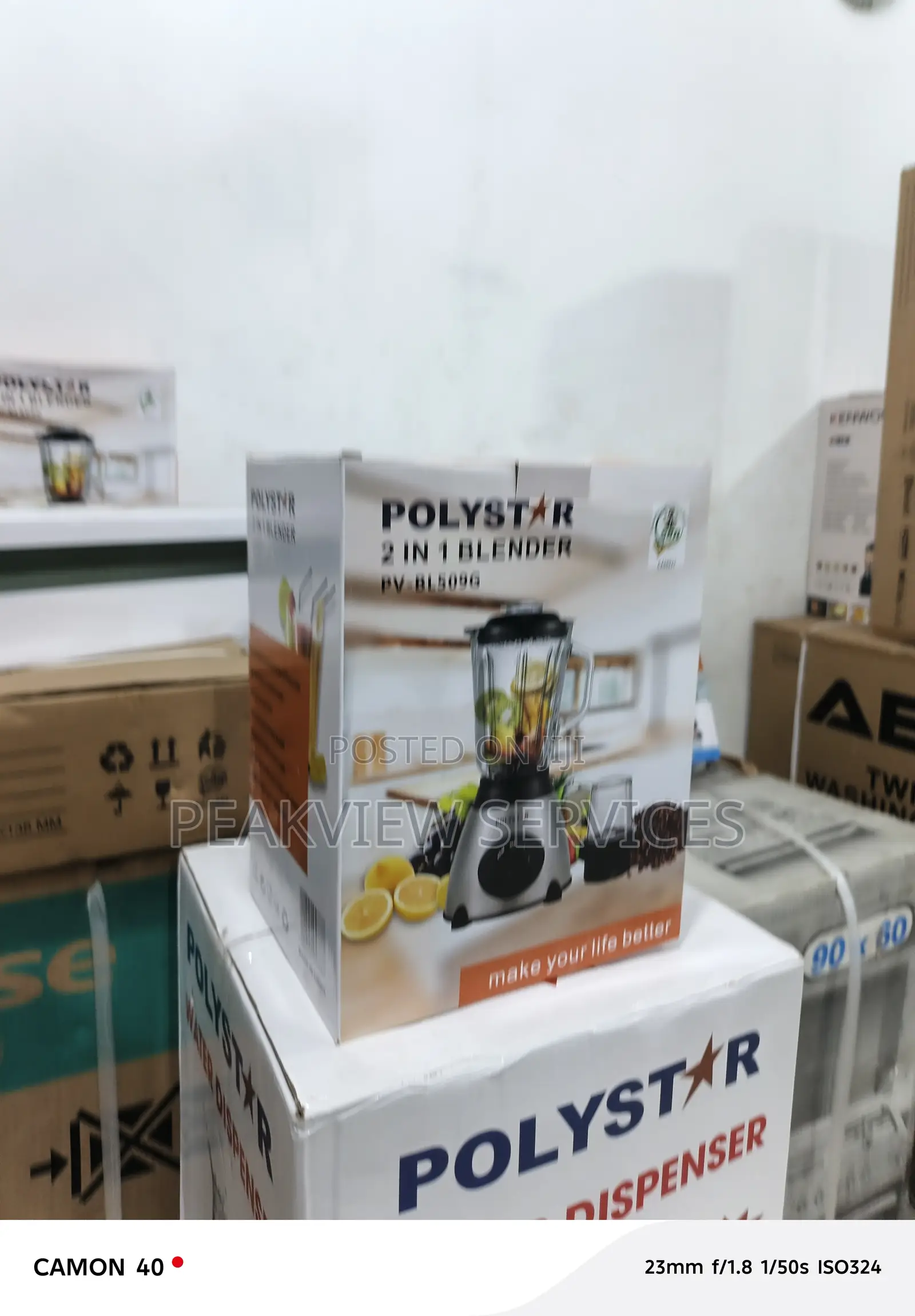 Polystar 2-in-1 Blender – Ideal for Smoothies Spices!