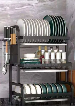 3 Layer Anti Rust Plate Rack