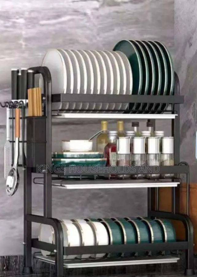 3 Layer Anti Rust Plate Rack
