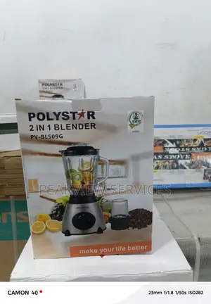 Polystar Blender With Unbreakable Jar – Pv-Bl509g