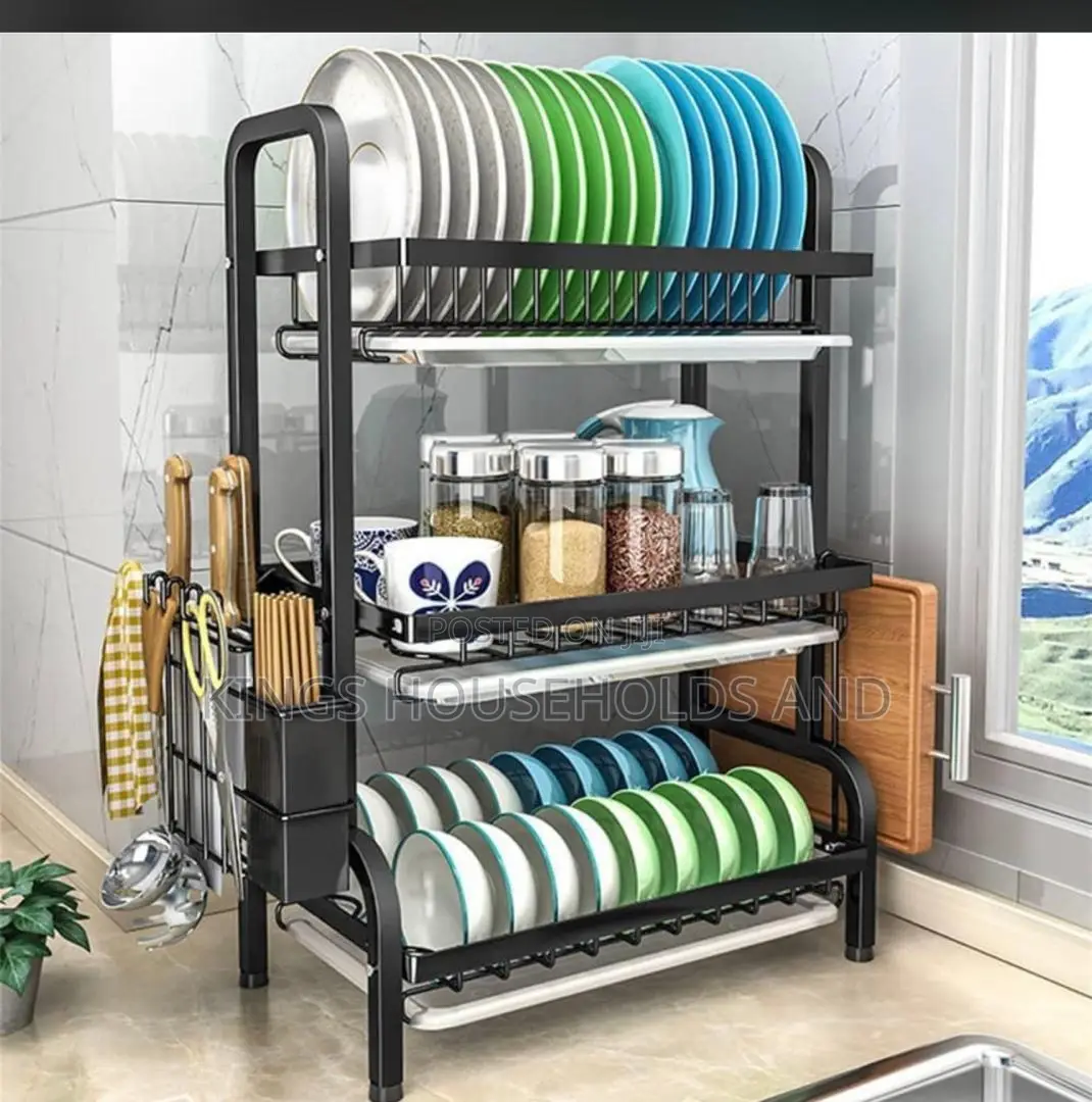 3 Layer Anti Rust Plate Rack