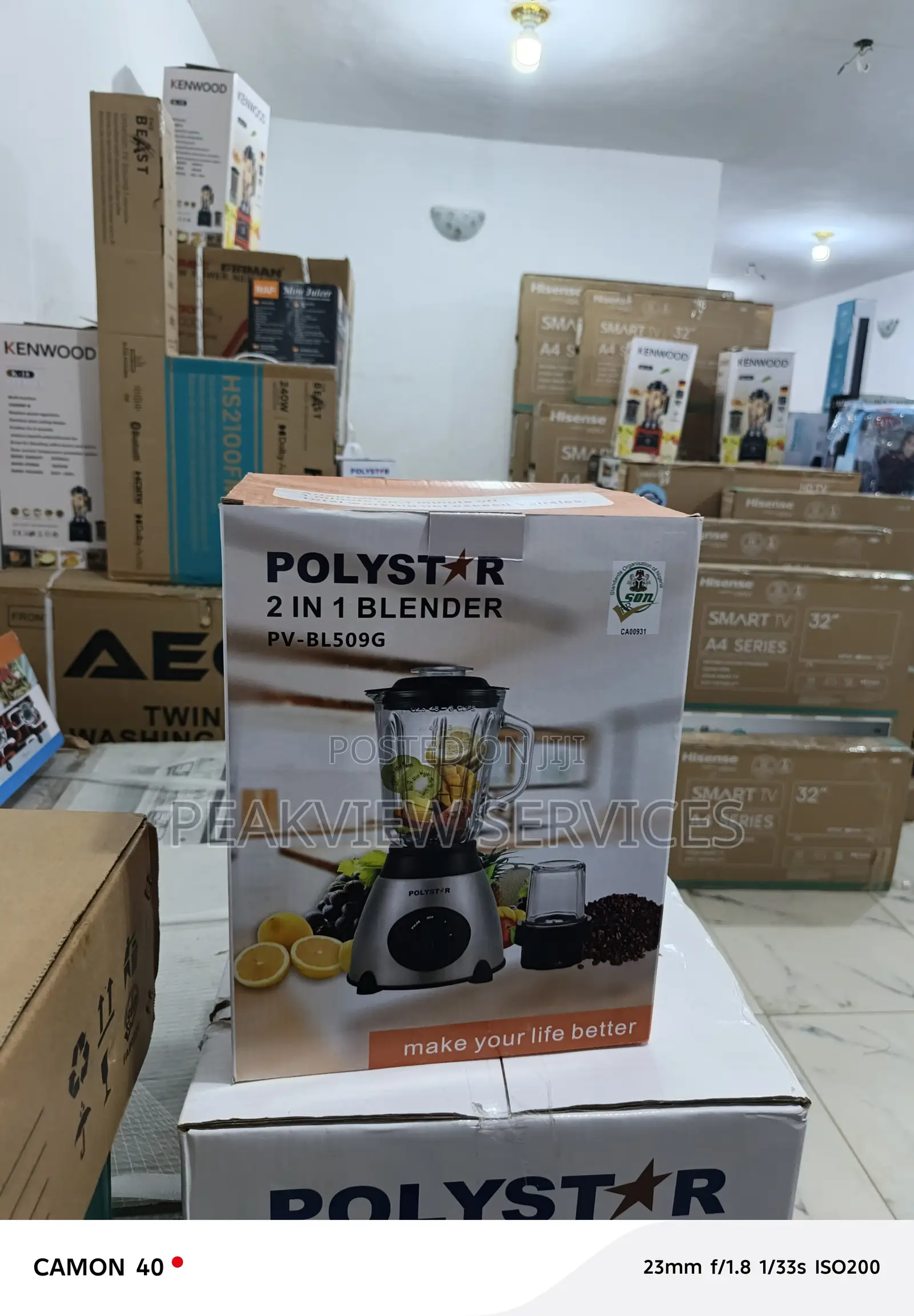Polystar Pv-Bl509g – 2-Speed Blender With Pulse Mode