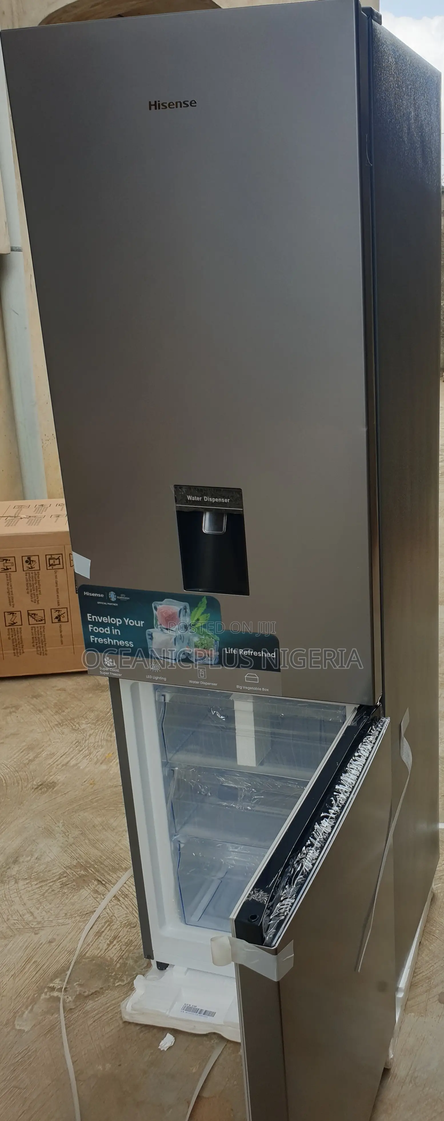 Original Hisense Refrigerator 2doors Bottom Freezer Ref35dcb