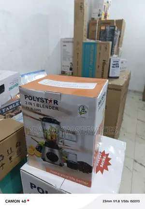 Top Pick! Polystar Blender Polystar Pv-Bl509g 2-in-1 Blender