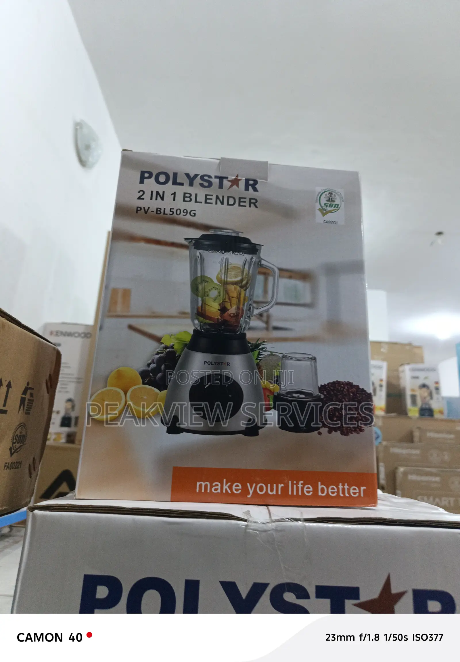 Must-Have Kitchen Blender – Polystar 2-in-1 Pv-Bl509g