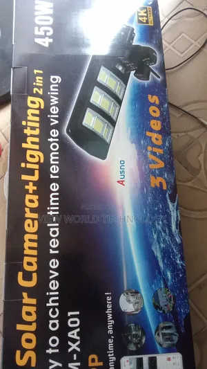 3 Video Solar Camera Street Light