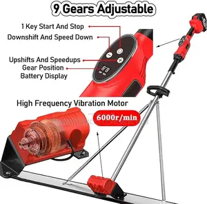 Rechargeable Vibrating Screeding Machine