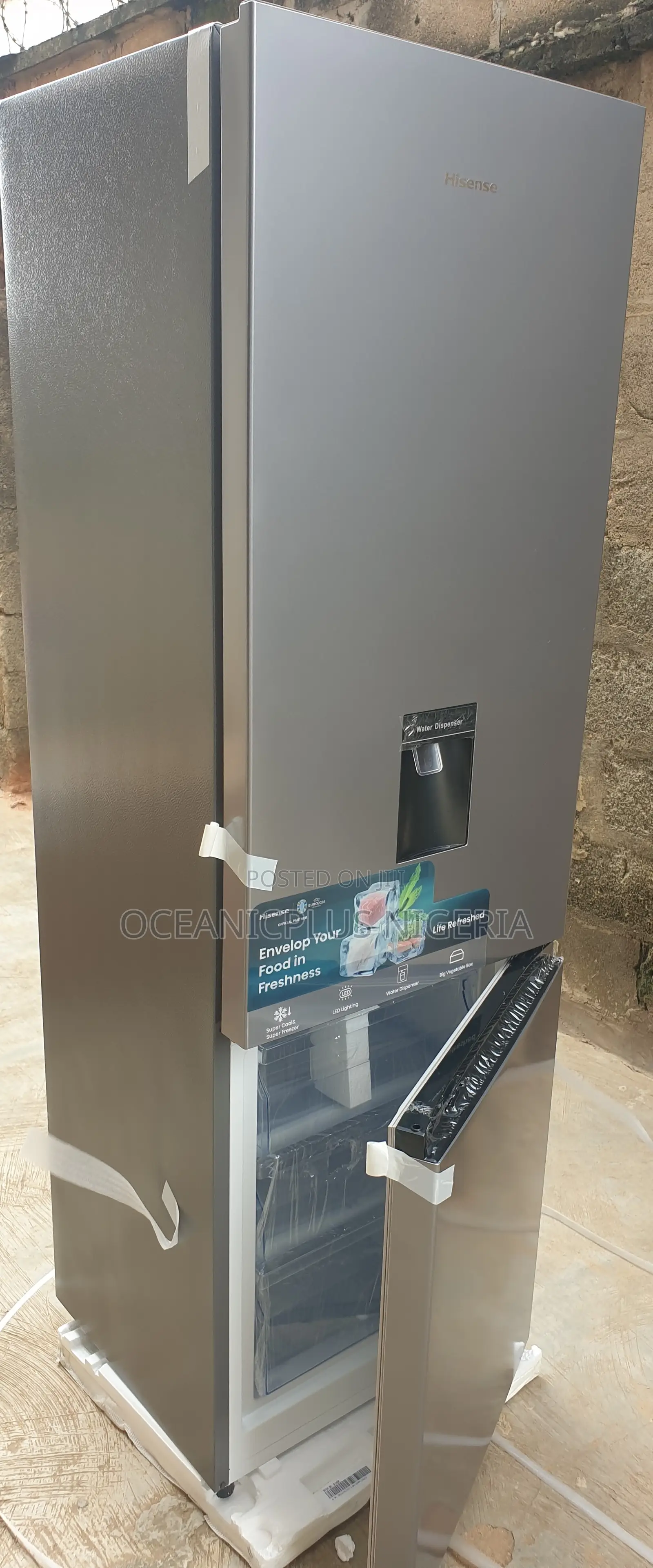 Hisense Fridge With Water Dispenser Zero Noise Ref-35 DCB