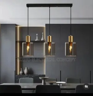Vintage Glass Kitchen Dining Pendant Lamp
