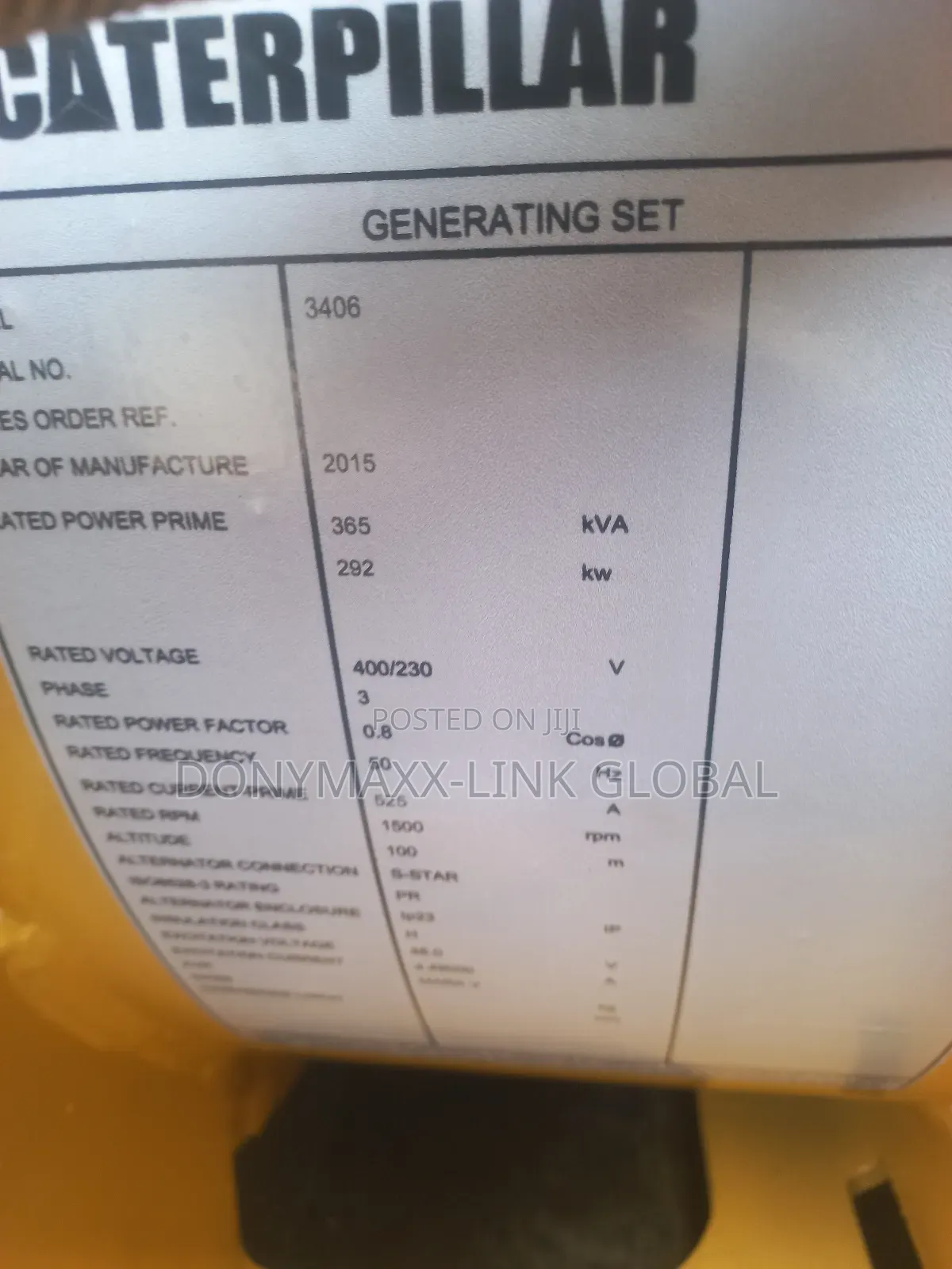 3406 Mantrac Caterpillar Generator Perkins