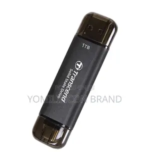 Transcend Dual Portable SSD 1tb Flash Drive Esd310c 1050mb/S