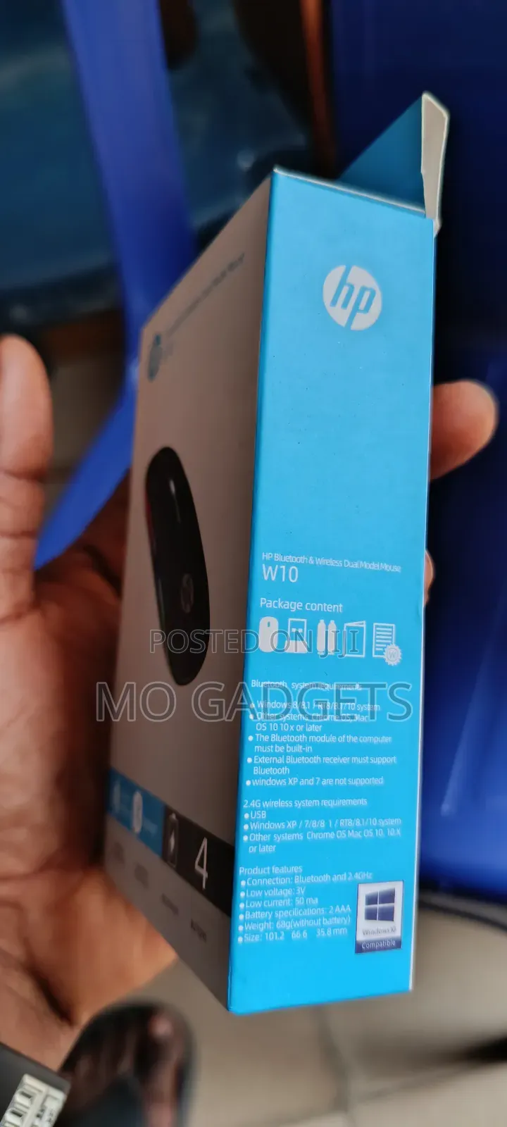 Hp Bluetooth and Wireless Mouse W10