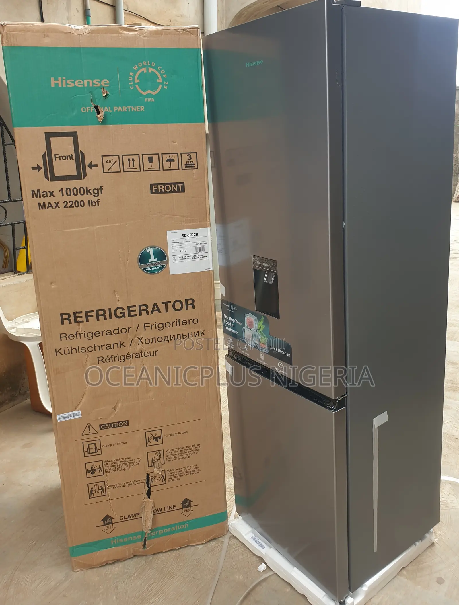 New Affordable Hisense Refrigerator-35dcb_264l