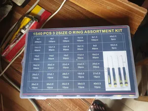 1540 PCS 32 Size Rubber O Rings Assortment Kit