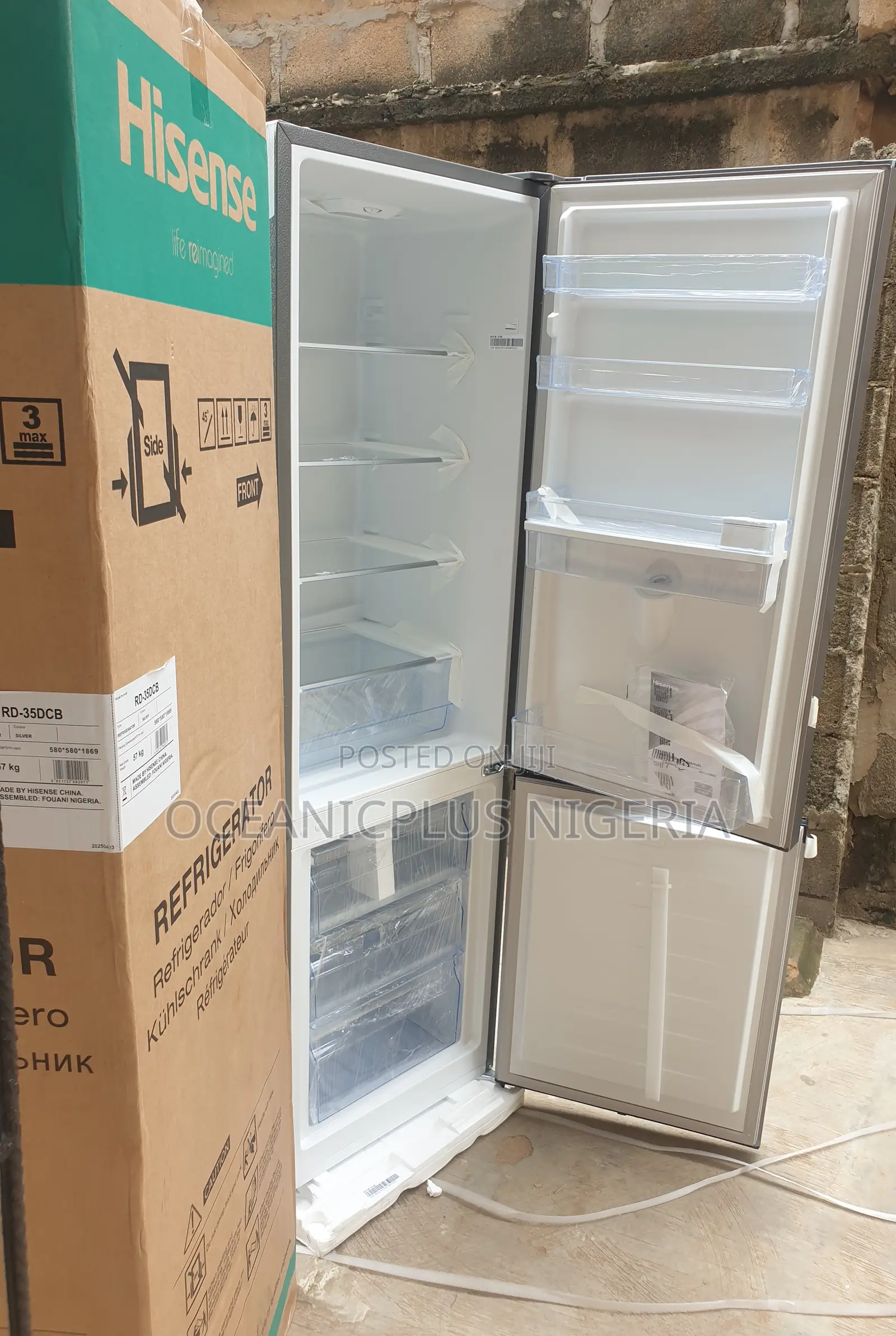 Hisense Refrigerator/Ref-35 DCB/Double Door/ 264litres
