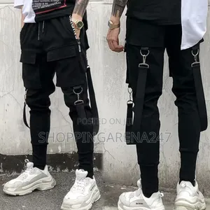 Photo - Classic Style Black Cargo Pant