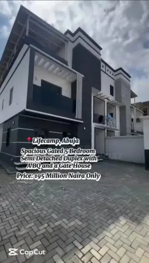 5bdrm Duplex in Life Camp Abuja for sale