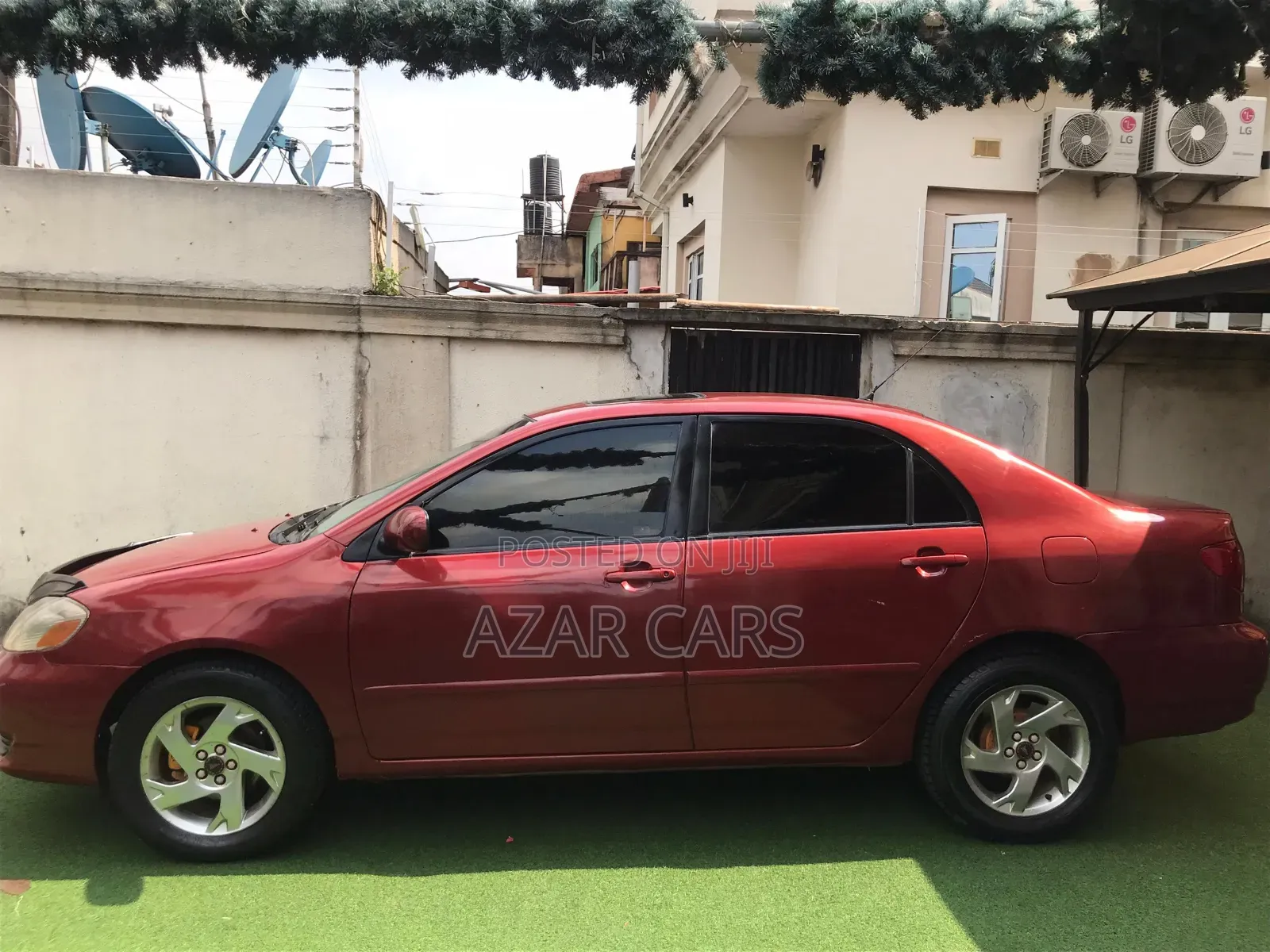 Toyota Corolla Sedan 2003 Red