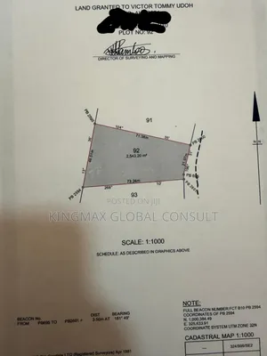 Land for Sale: Size - 2543.20sqm( Dakibiyu)