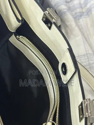 White Calvin Klein Leather Handbag.
