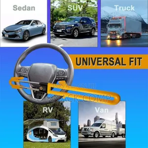 Car Steering Wheel Lock, 2 Keys