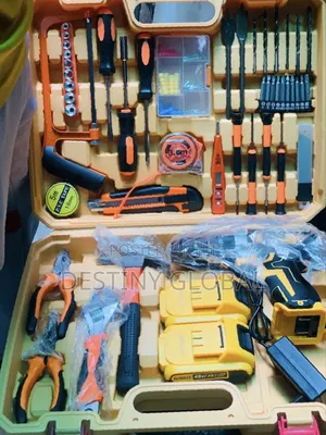 Dewalt Versatile 48v Cordless Drill With Full Accessory Kit