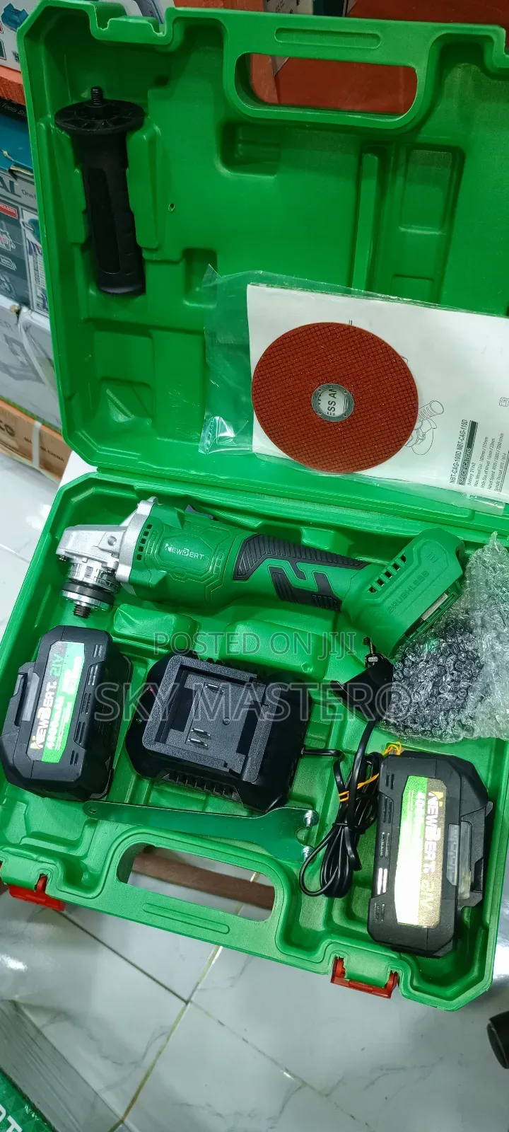 Newbeat Cordless Angle Grinder