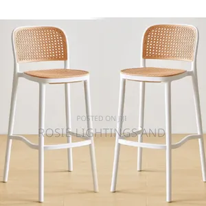 Stackable Design Plastic Bar Stool ( Set of 2)