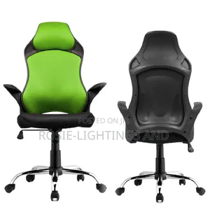 Moq Ergonomic Swivel Chair (Lemon Green)