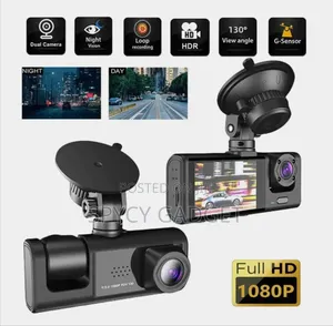 3 Lens Dash Car Recorder DVR With Traffic Reversing Recorder