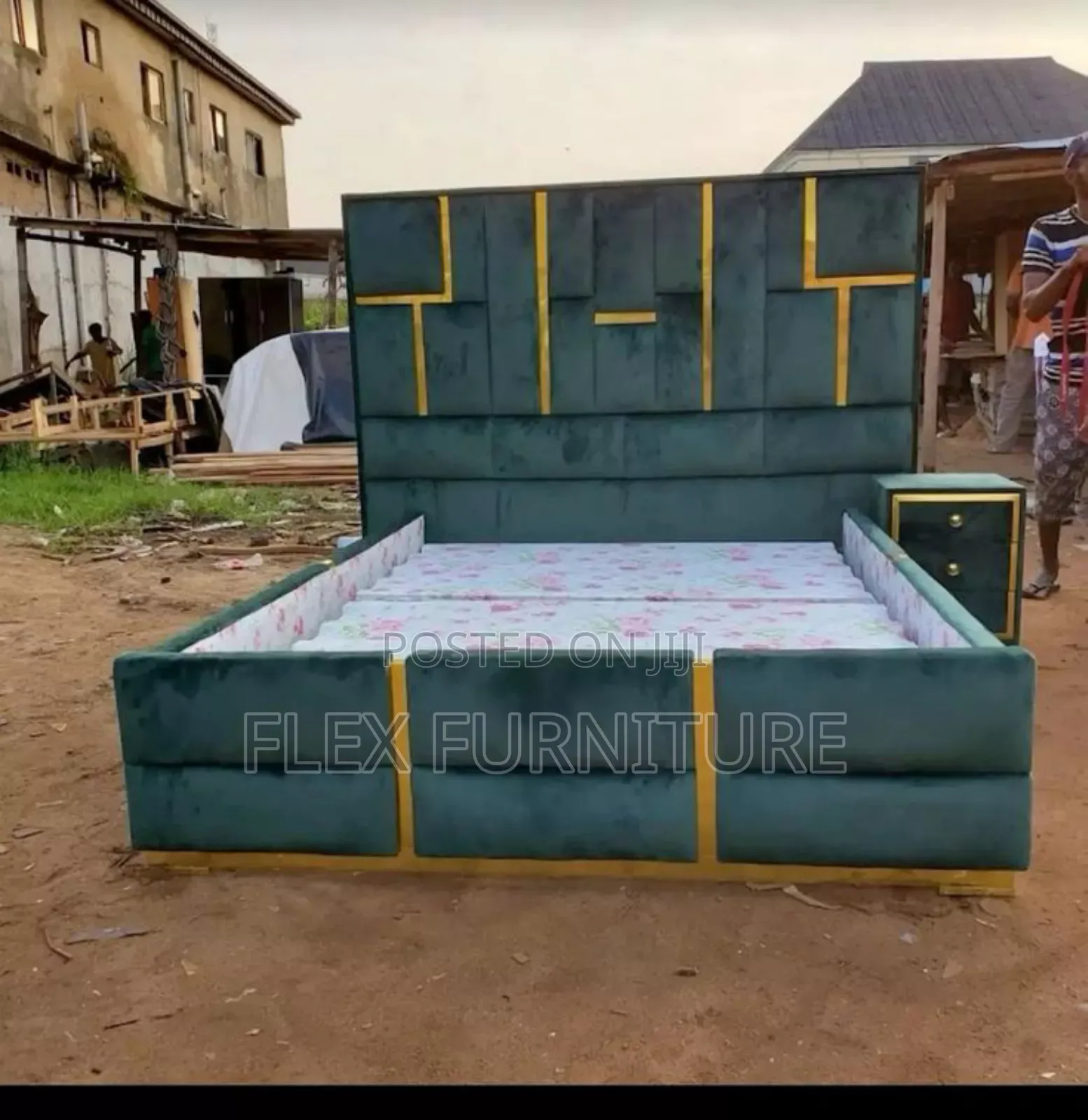 Standard 6by6 Bed Frame With Two Bed Side