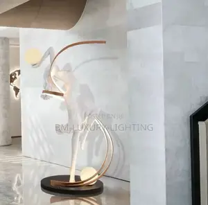 Sculpture Abstract Floor Lamp Dance Goddess