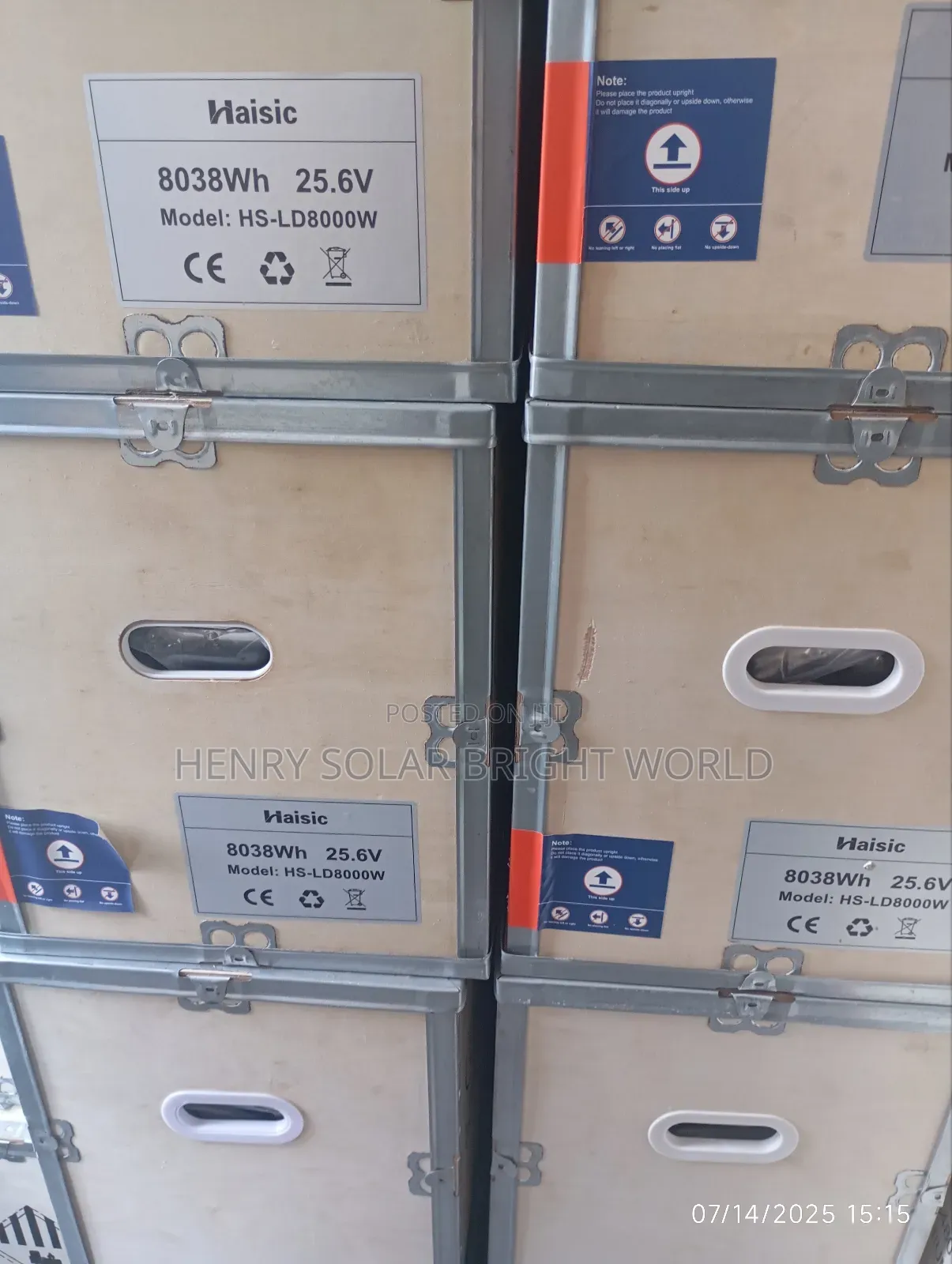 Haisic Lithium Battery 8kwh 24v