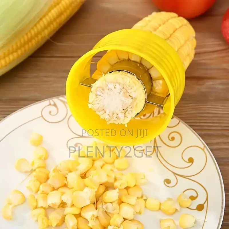 1-Pack Multi-Functional Corn Peeler Cob Cutter - Stainless