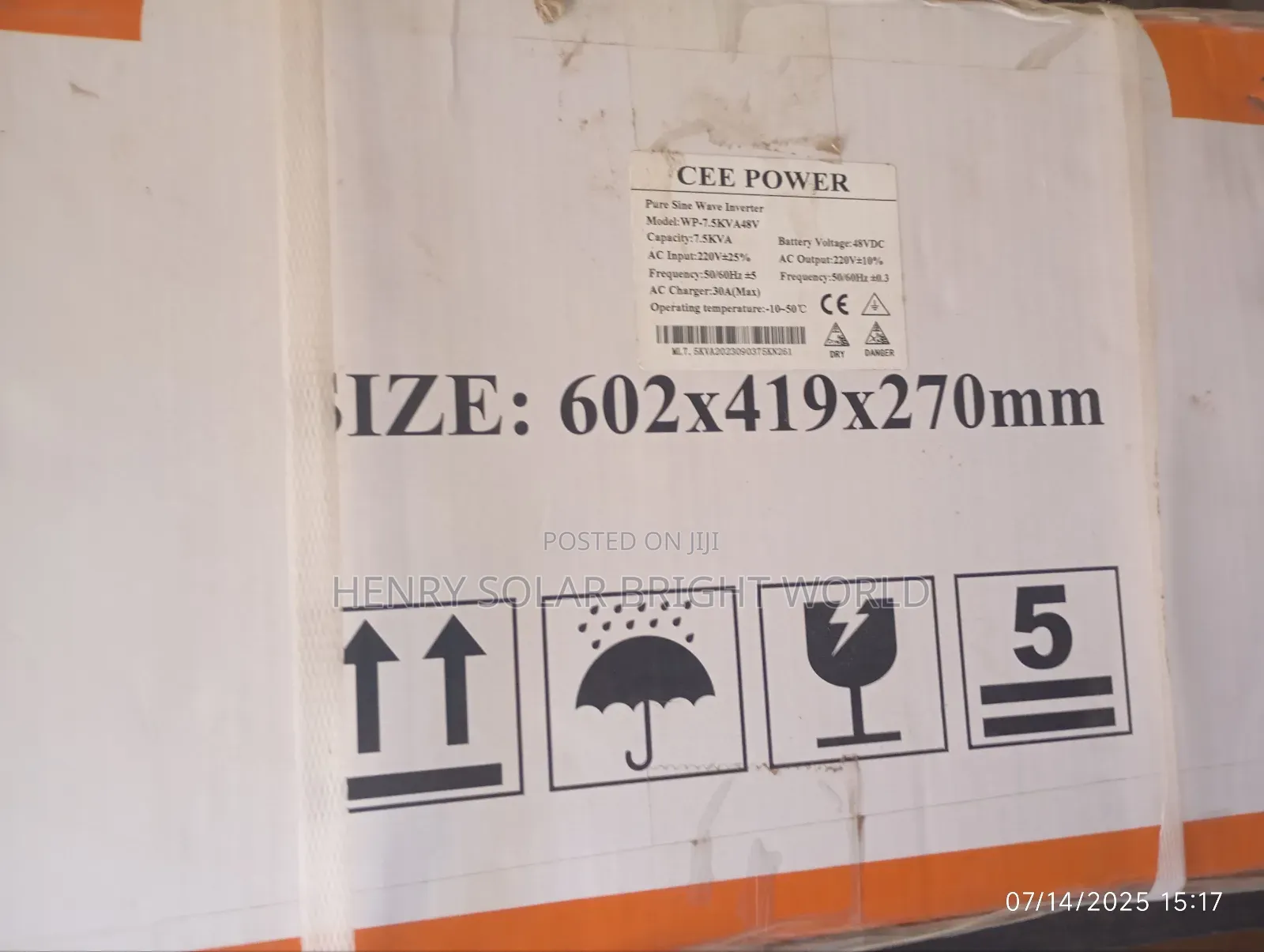 Ceepower 7.5kva 48v Transformer Based Inverter
