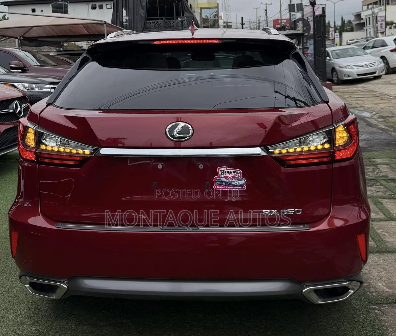 Lexus RX 350 2016 Burgundy