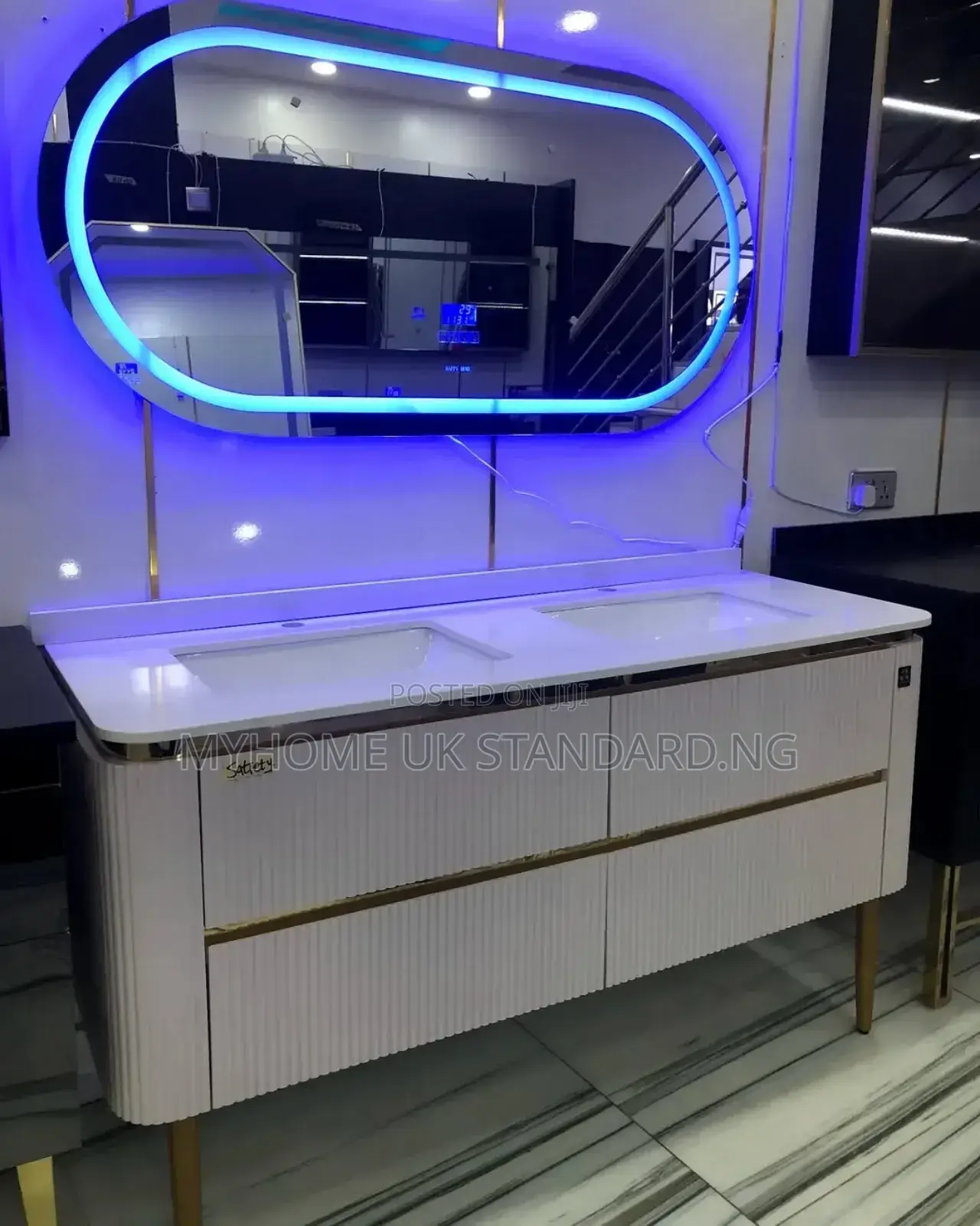 Double Luxury Cabinet With Sensor Mirror