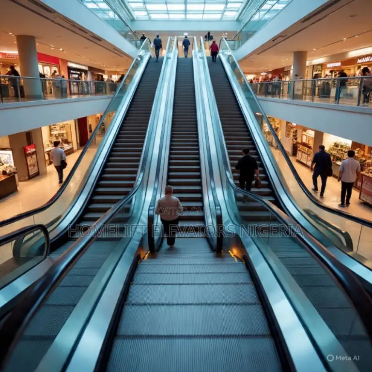 Automatic Escalators for Public Spaces