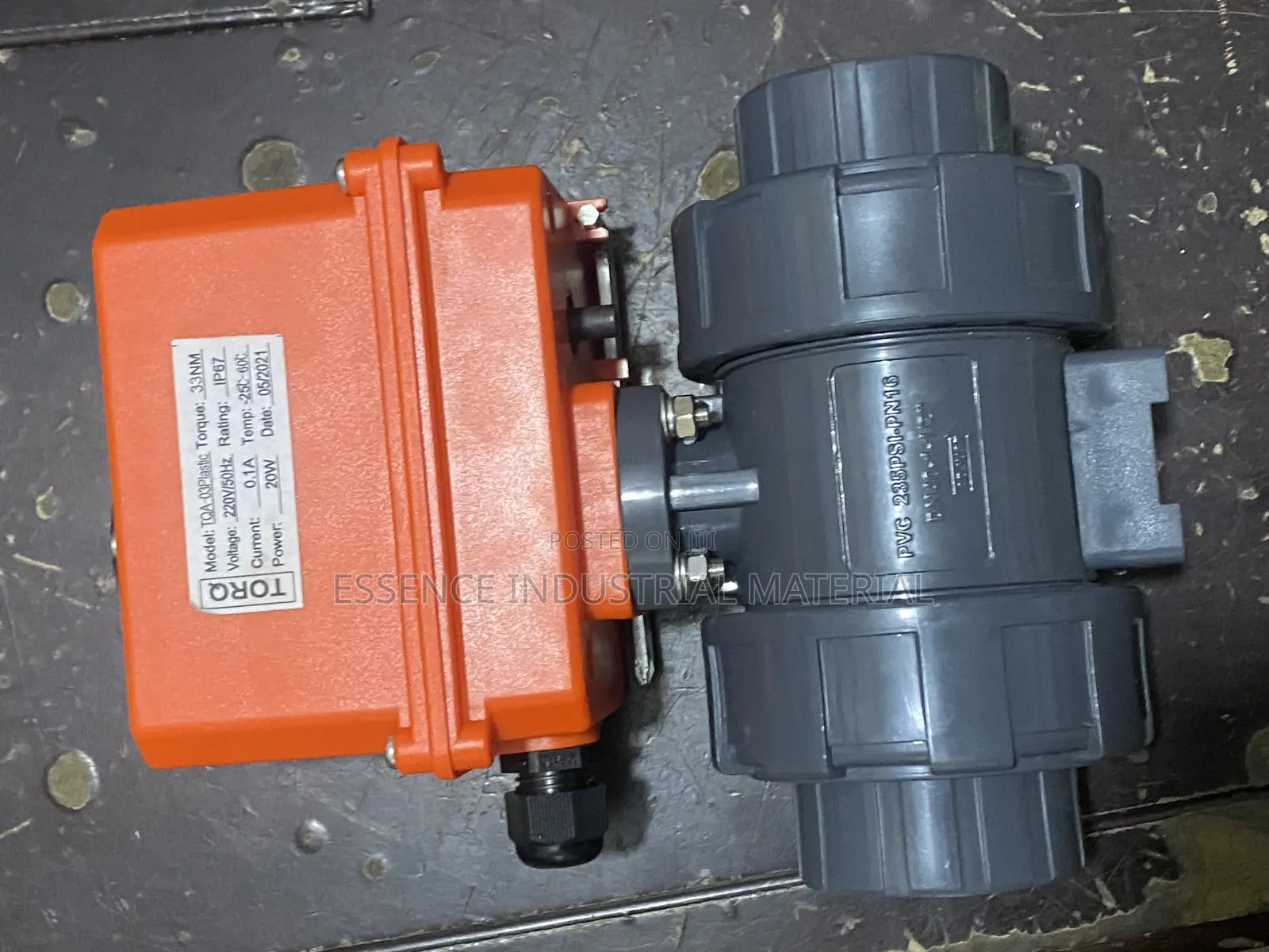Blowdown Electrically Actuated Valve 3/4" 220vac