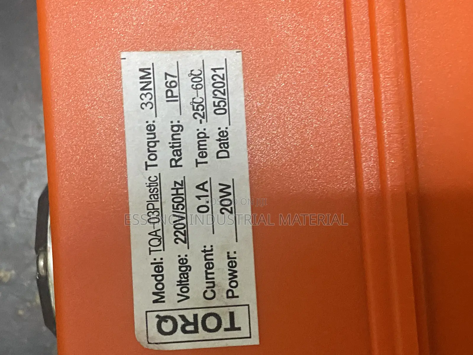 Blowdown Electrically Actuated Valve 3/4" 220vac