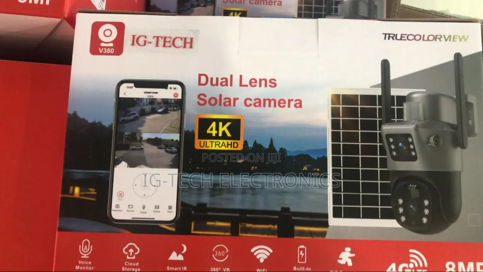 Solar PTZ Dual Lens Camera