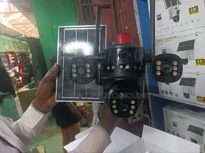 High Quality Solar 4 Eyes Lens View CCTV Camera