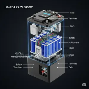 Long Lasting Life Po4 Lithium Battery