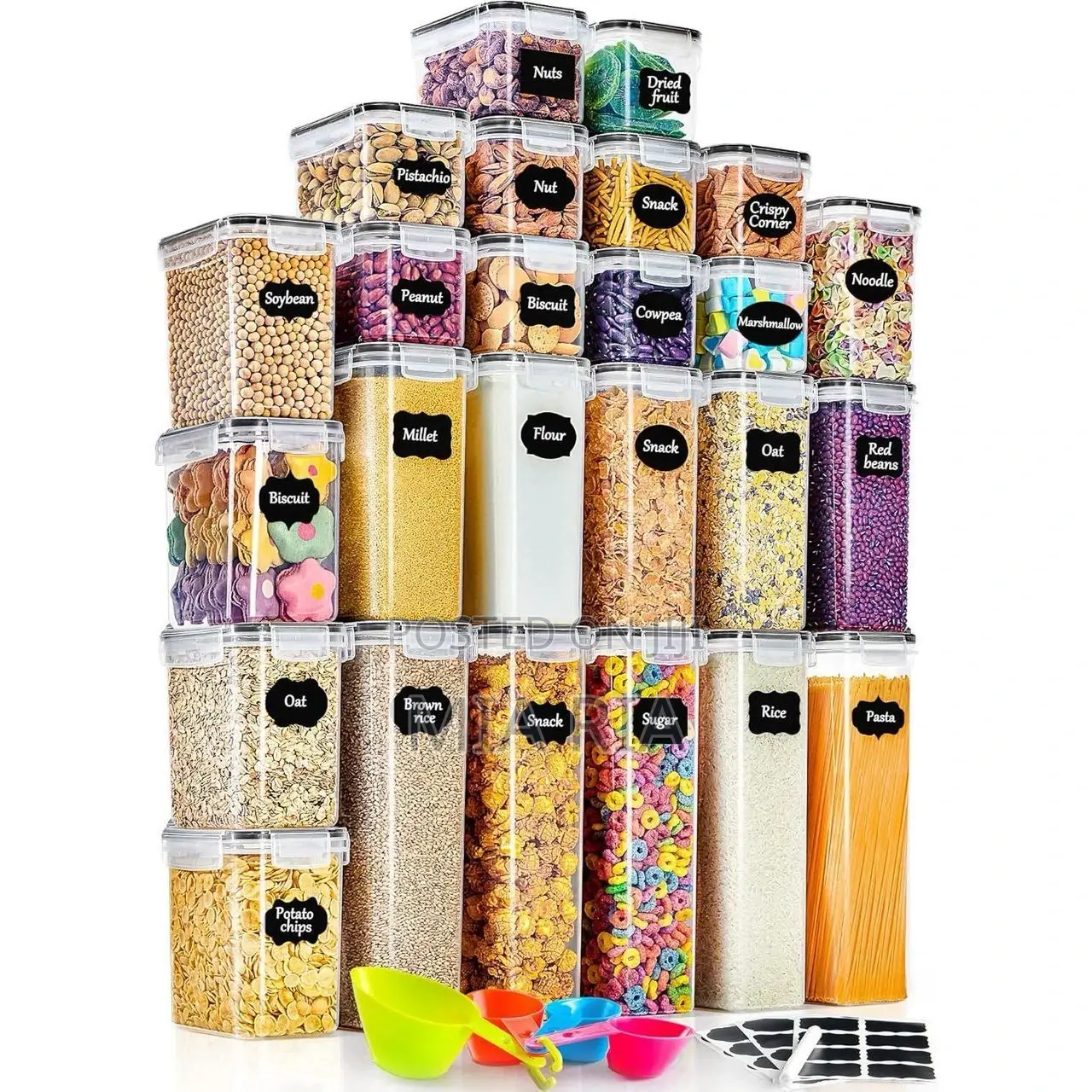 42pcs Spice Storage Container