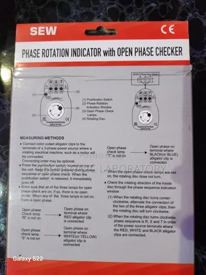 Sew Phase Rotation Indicator With Open Phase Checker