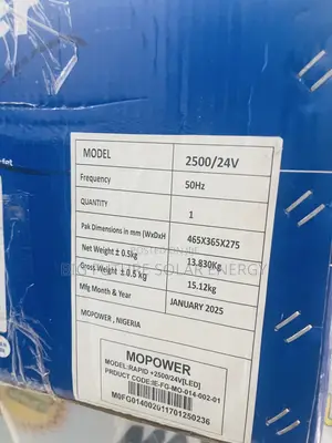 2.5kva Mopower Solar Inverter 24v